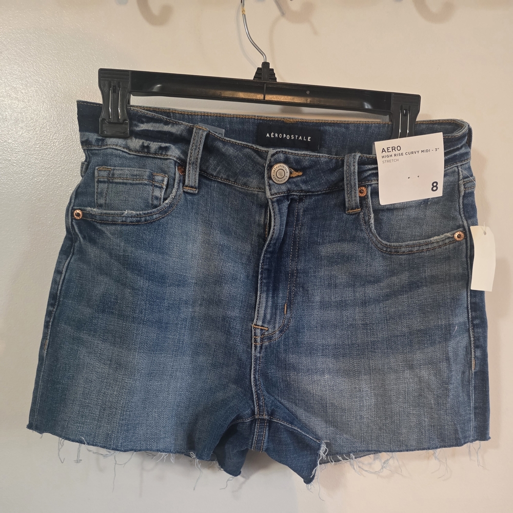 Aeropostale Blue Denim Cutoff Shorts